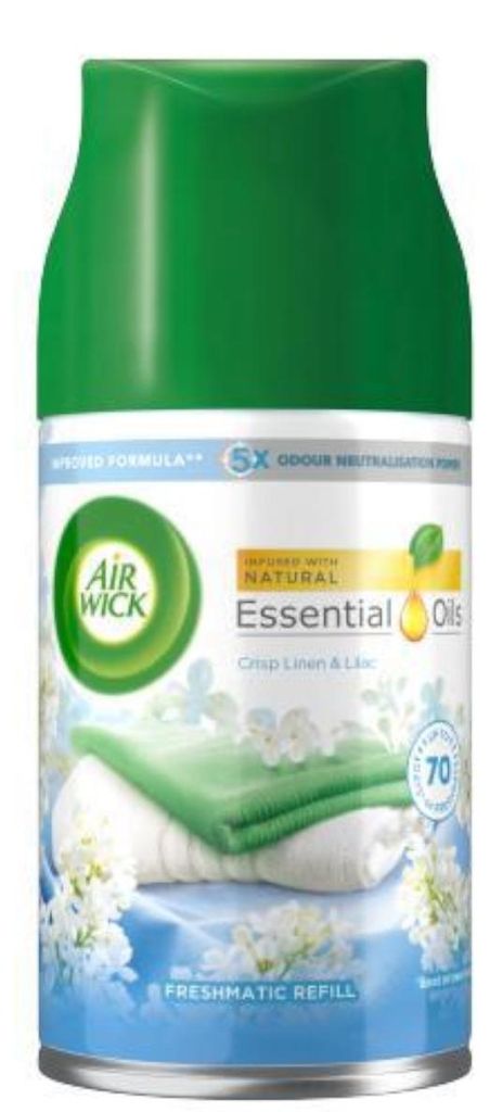 Recharge Airwick Freshmatic 250 ml, parfum Linge frais et Image du produit 