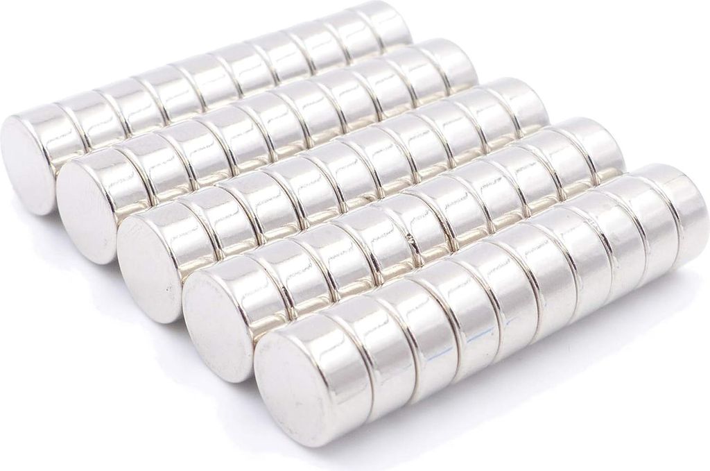 50 Mini Disc Magneten 9x4mm N52 Neodymium Magneten - Super Stark - Power Magnet Modellbau-Foto Whiteboard-Kühlschrank Basteln-Rund-Extra Stark