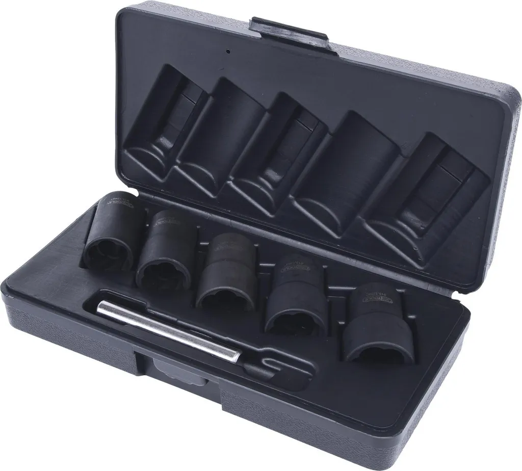 KS TOOLS 913 Jeu de 6 douilles de force hélicoïdales 1/2 po 19-25mm