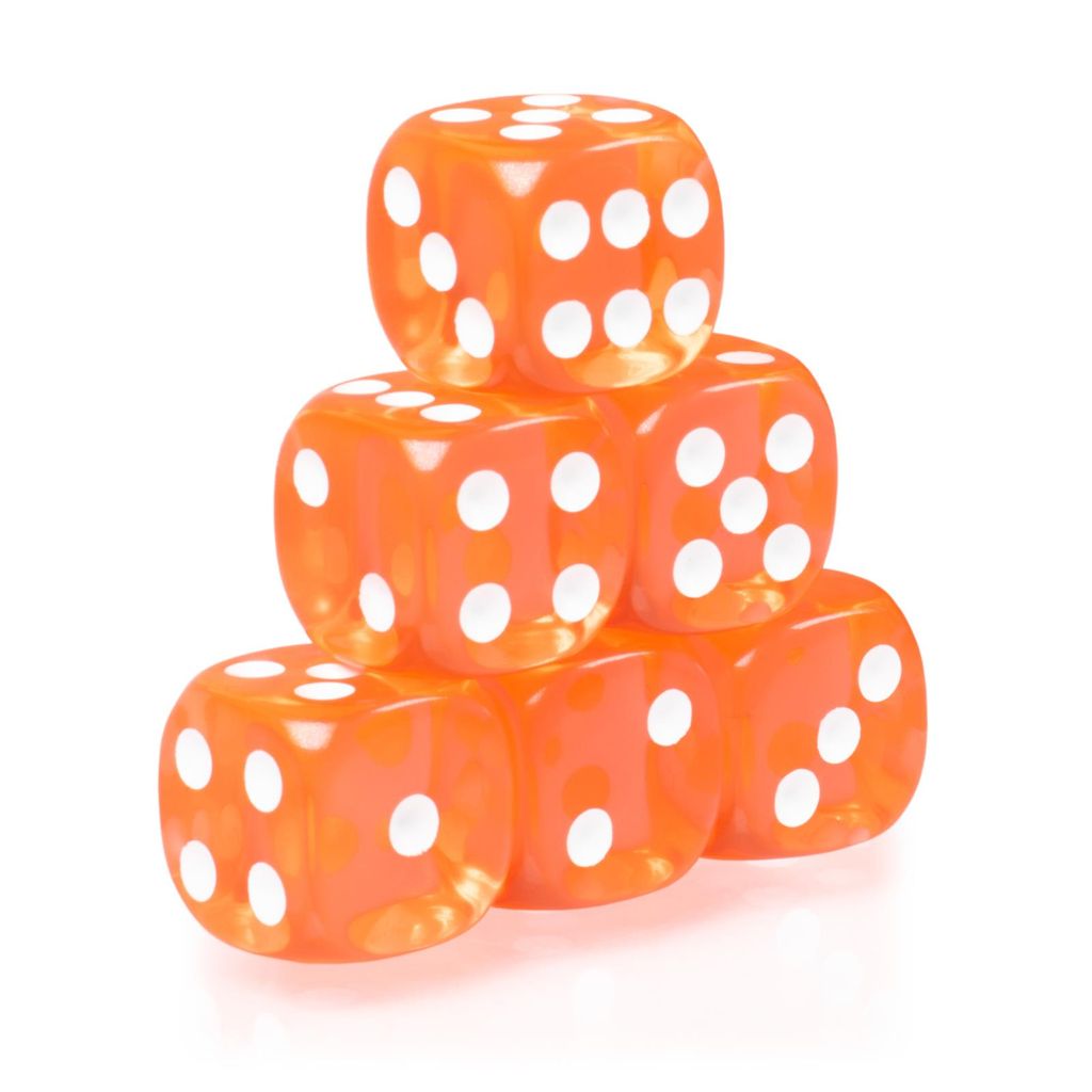 Shibby - 6 Spiel Würfel für Brett - Rollen und Produktbild 