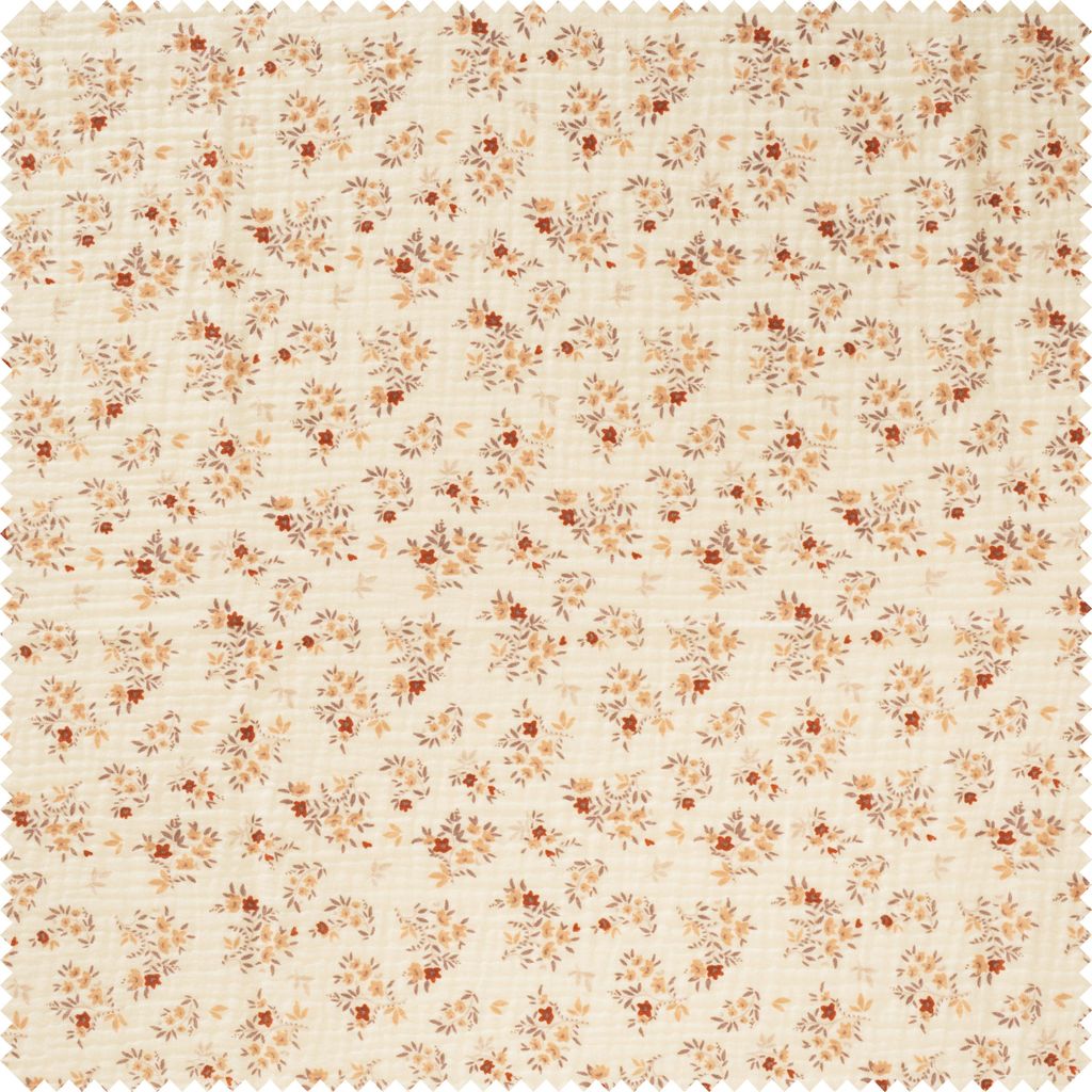 VBS Musselein-Baumwollstoff Zahra, 130 cm breit, Meterware, Hochwertiger Stoff