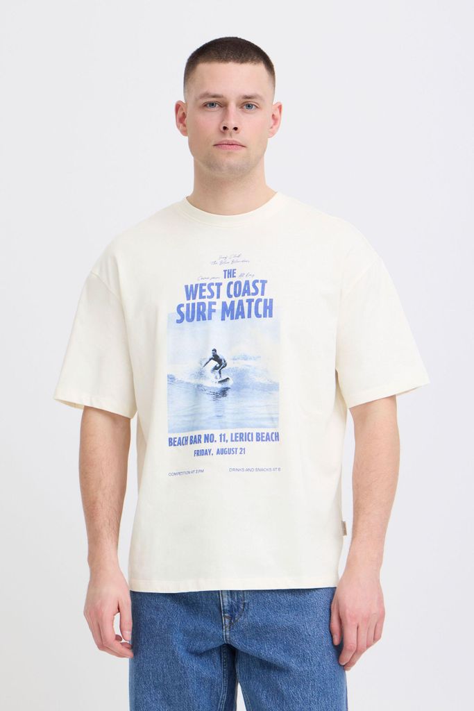 Blend BHKyros Herren T-Shirt Kurzarm Shirt 100% Baumwolle Relaxed Fit