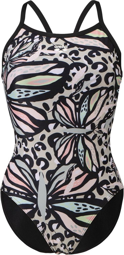 Women's Arena Butterflies Swimsuit 550 Black-Black Multi 40