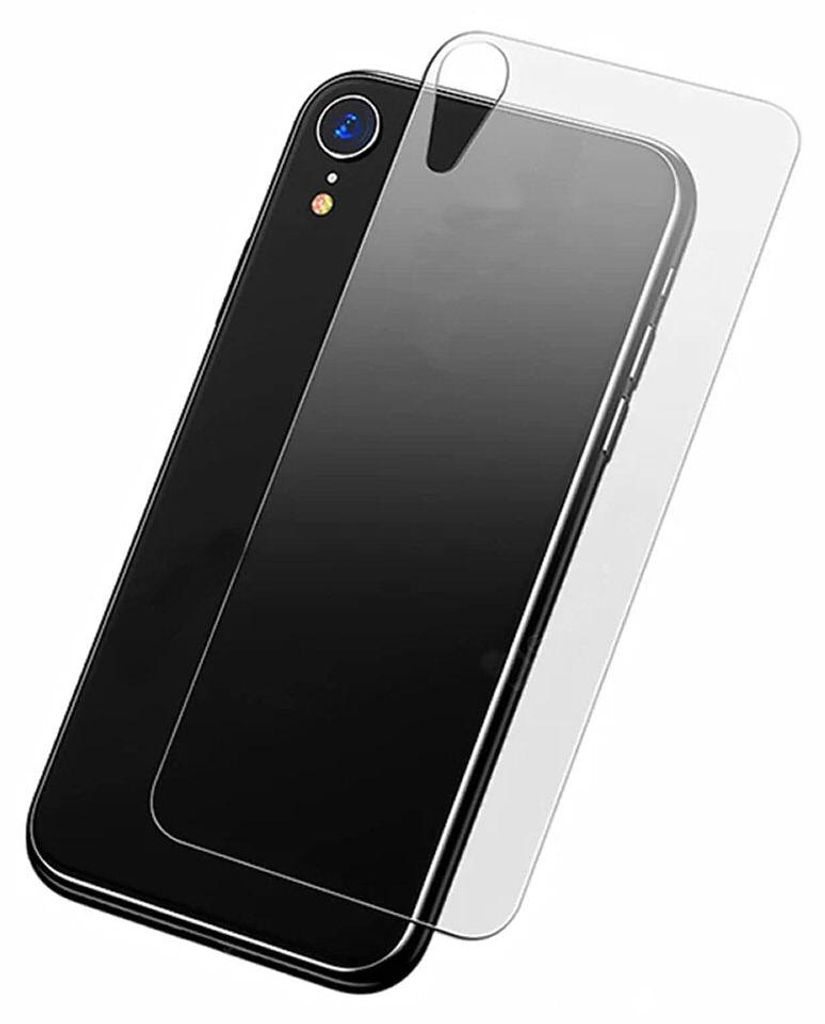 Rückseitenschutz für iPhone XR. Rückseite aus gehärtetem Glas