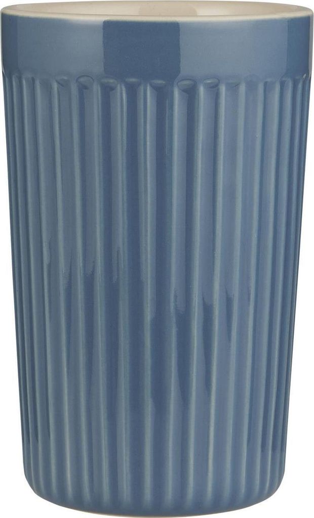 IB Laursen Cafe Latte Becher Groß Mynte CORNFLOWER Blau Keramik Tasse 375ml