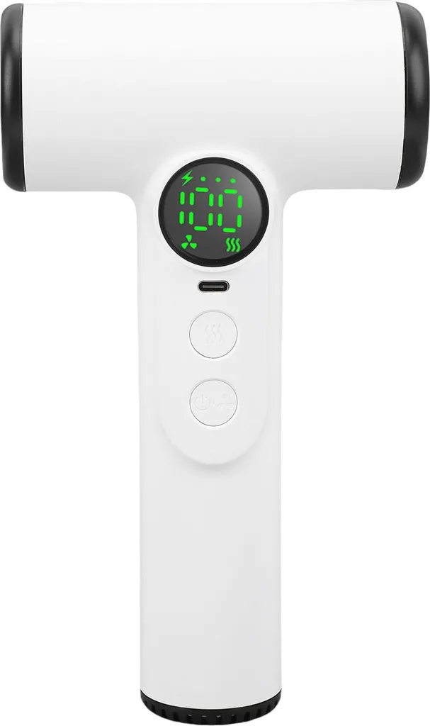 Sèche-cheveux nomade rechargeable USB avec vitesses réglables 200W