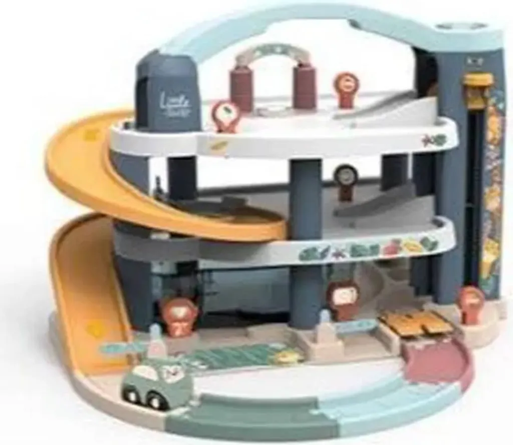Smoby Petit Smoby Maxi Garage 140203 : Premier circuit auto complet - 7