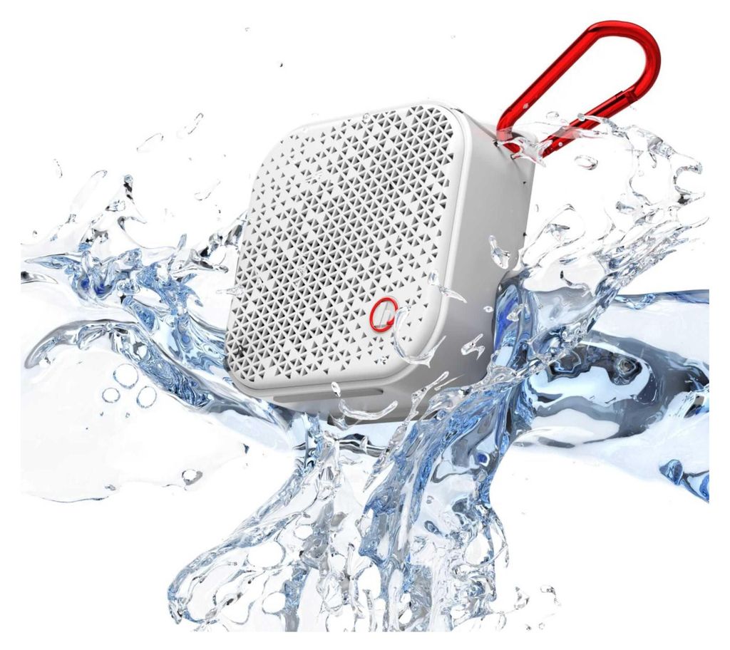 Hama Pocket 2.0 wasserdichter Bluetooth-Lautsprecher, weiß Produktbild 
