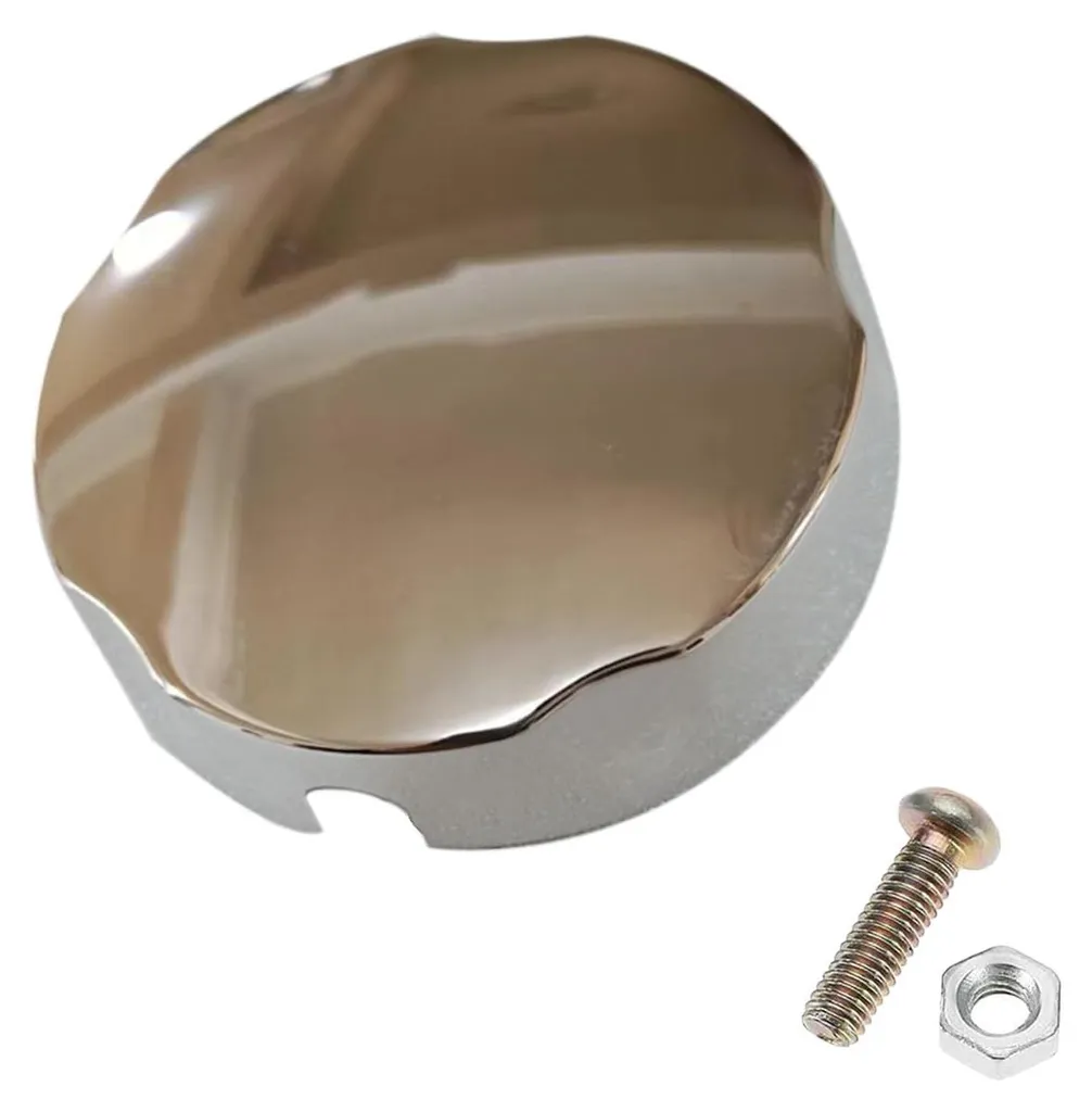 Poignées de baignoire chromées et accessoires pour siphon et trop-plein
