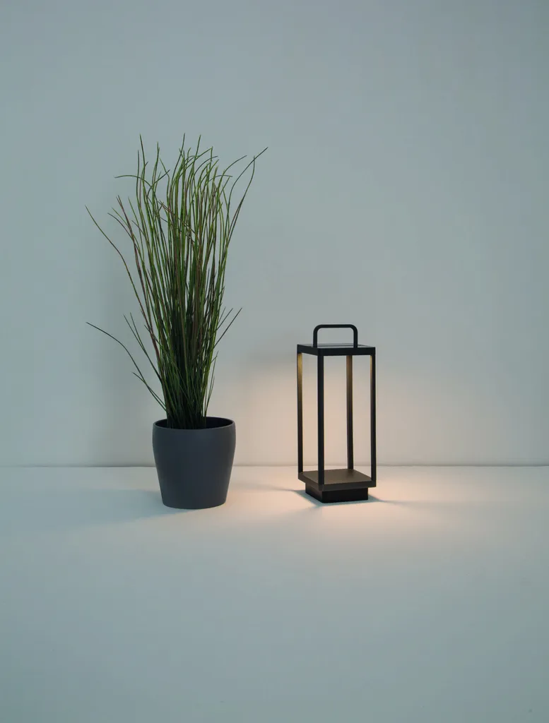 Borne Solaire LED Bali 2W Anthracite de 51cm avec Autonomie Optimale
