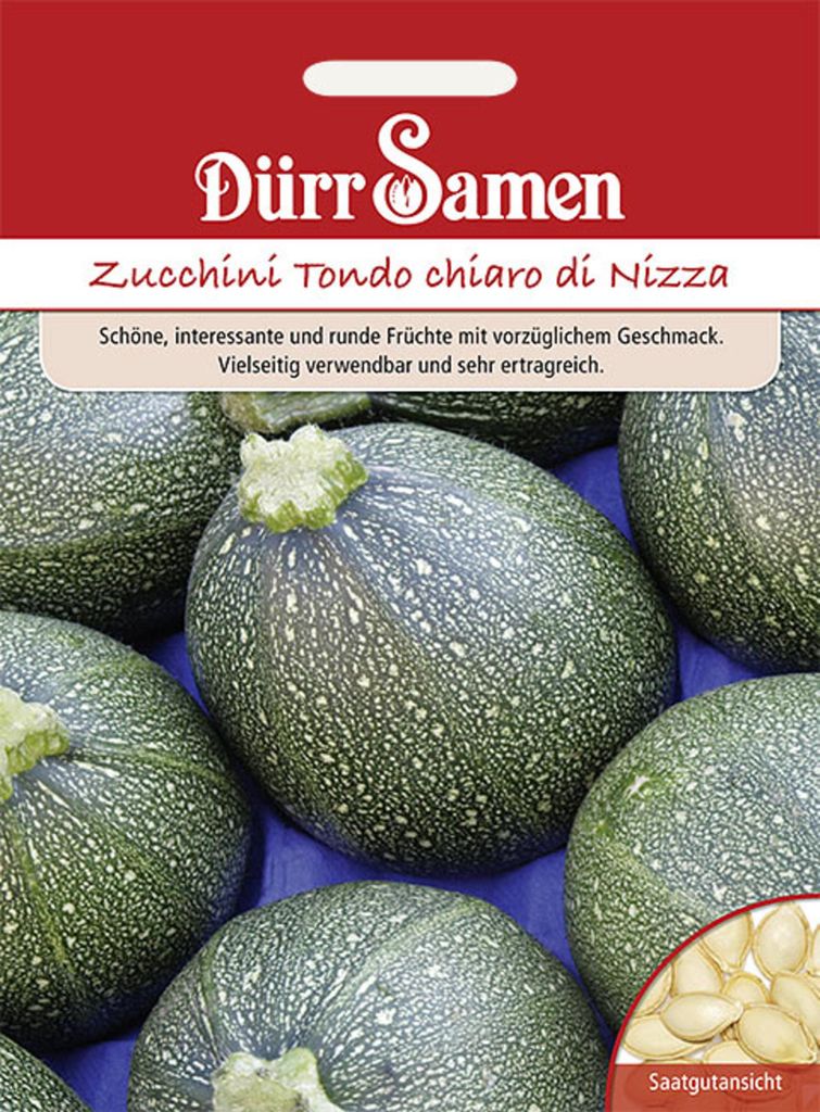 Dürr-Samen - Zucchini Tondo chiaro di Nizza - Saatgut - Produktbild 
