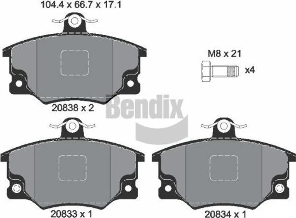 Plaquettes de frein BENDIX BPD1391 : stop aux bruits et freinage inefficace