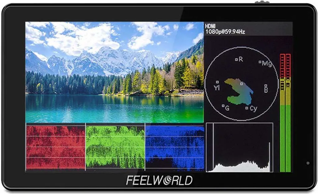 Écran de Contrôle Caméra Feelworld LUT5 Tactile avec Support de LUT 3D HDR