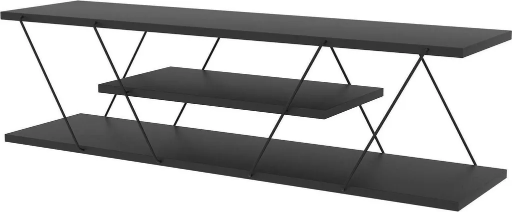 Dmora Mobile Porta TV Desdemona Nero Antracite 120cm - Offerta Online