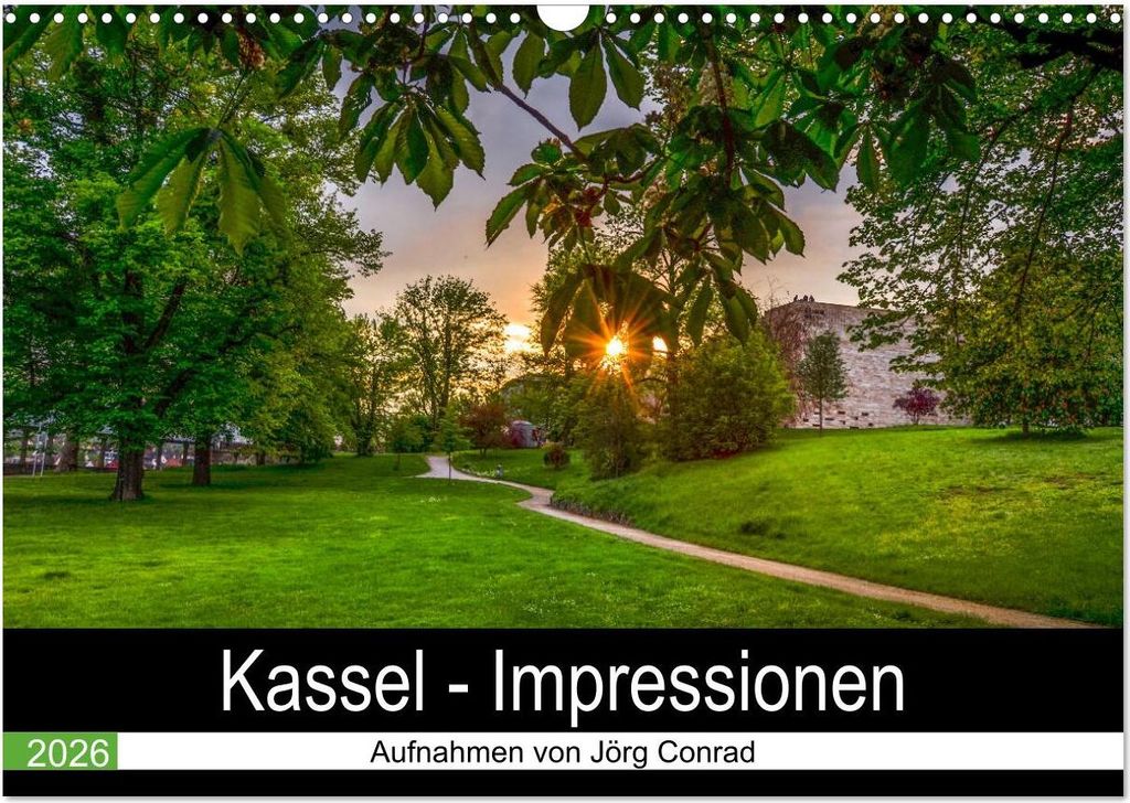 Kassel - Impressionen (Wandkalender 2026 DIN A3 quer), CALVENDO Monatskalender