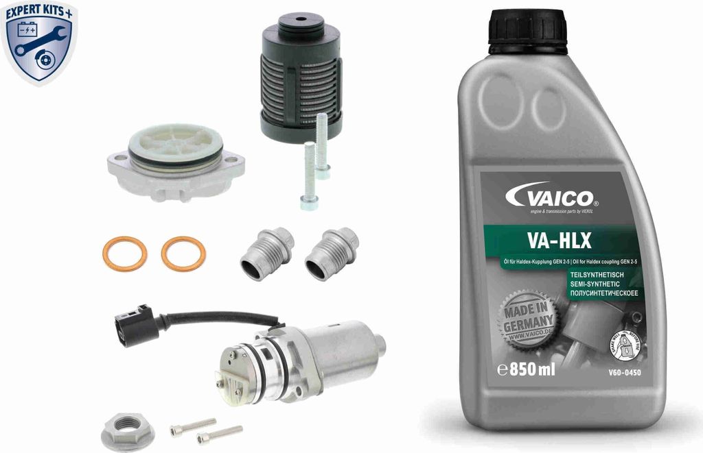 VAICO Reparatursatz Lamellenkupplungspumpe (Allradantrieb) V95-0617 Hinten für VOLVO XC60 (156) 55mm 0,85L elektrisch-hydraulisch 38mm Flasche