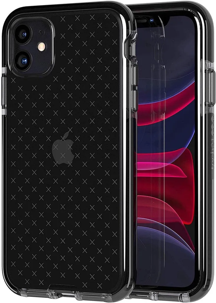 Custodia iPhone 11 Tech21 Evo Check - Smokey Black FlexShock - 5