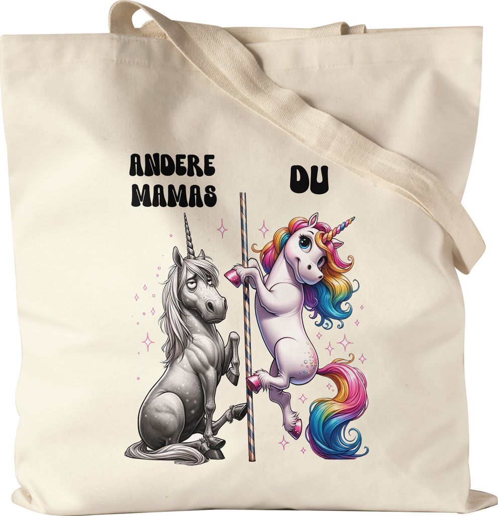 Andere Mamas Du Einhorn Jutebeutel Muttertag Lustig Mama Geschenk