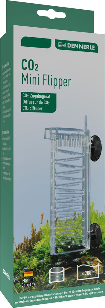 Dennerle CO2 Mini Flipper - CO2 Zugabegerät für Aquarien Produktbild 