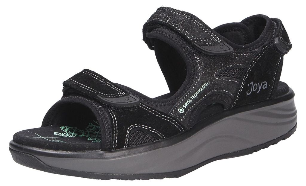 JOYA Damen Sandalen Komodo black, schwarz, Gr.38 Produktbild 