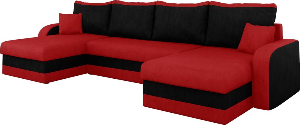 MIRJAN24 Ecksofa Kris U, Stilvoll Eckcouch mit Bettkasten Produktbild 