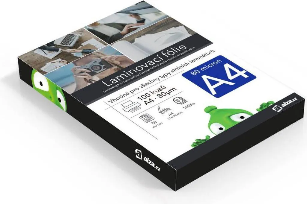 Papier Photo Alza A4 160g Brillant - Paquet de 100 Feuilles Haute Qualité