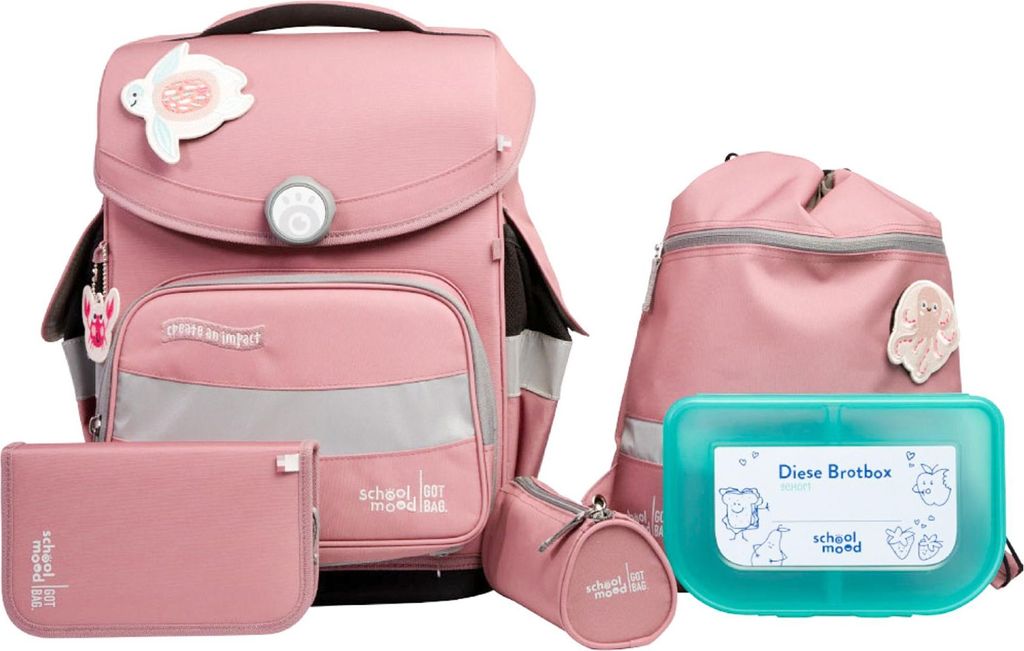 School Mood Timeless Pro Axolotl (Ocean Collection), 6-tlg. Produktbild 
