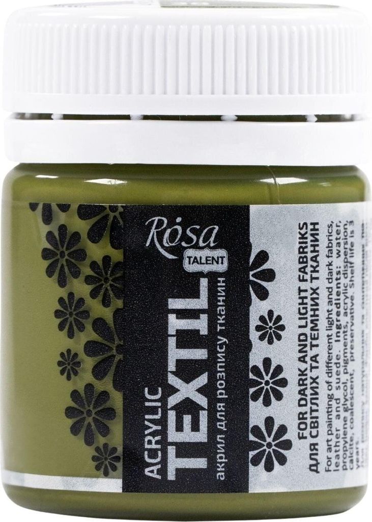Rosa Talent Farba na látky Olive (38) 20 ml 1 ks Obrázok produktu 
