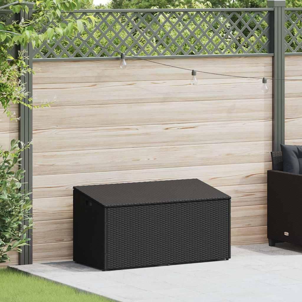 vidaXL Zahradní úložný box černý 110 x 50 x 58 cm Poly Obrázek produktu 