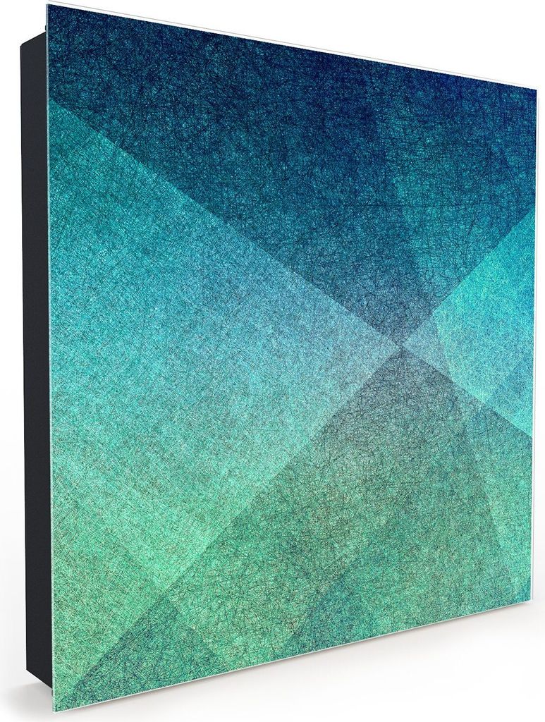 Nachbildung-Schlüsselkasten, Magnetpinnwand und Memoboard mit Glasfront Motiv Abgewinkelte Formen