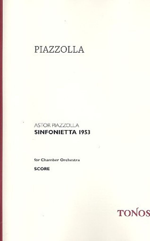 Sinfonietta 1953 für Kammerorchester Partitur