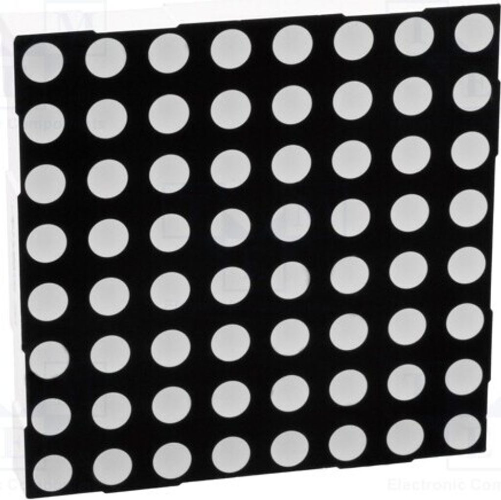 1x Display: LED 12,6mcd 8x8 Matrize Kathode rot 60,2x60,2mm LMD23088AUE-101A-01 L