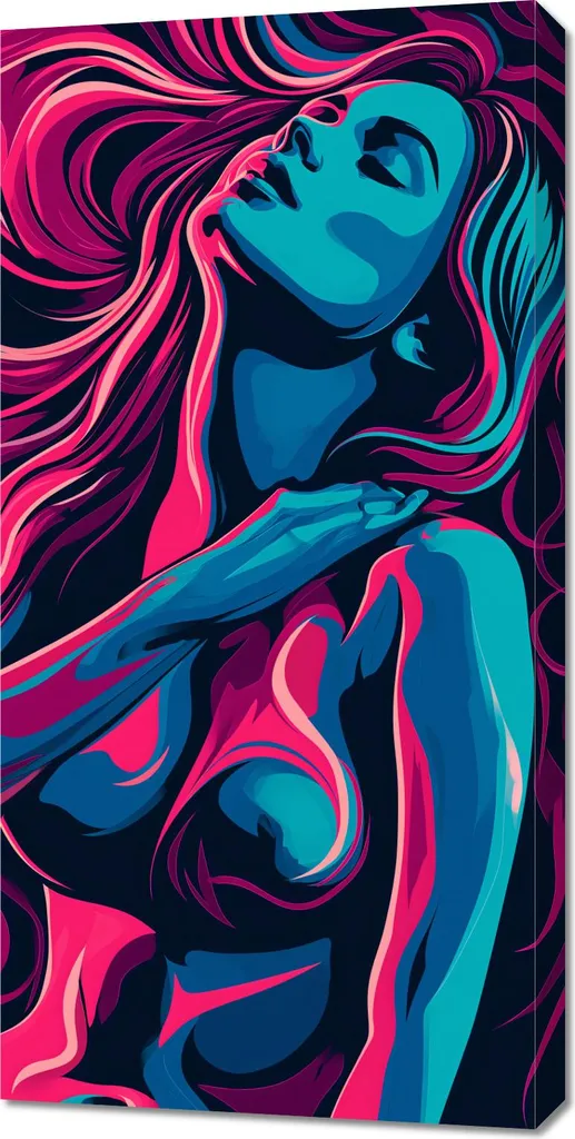 Quadro Fioritura 50x100 cm: Decorazione Parete Moderna e Raffinata