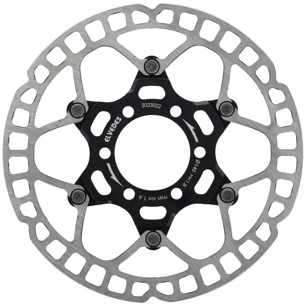 Améliorez votre freinage vélo avec le disque ELEDDES 6 trous 140 mm