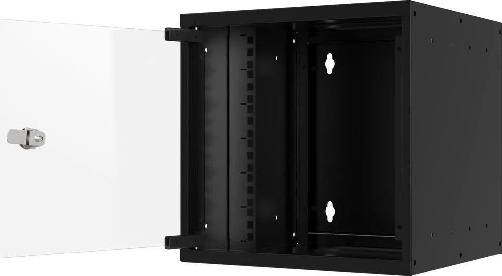 Baie informatique 9U 10'' compacte RAL9005 avec profondeur 30cm
