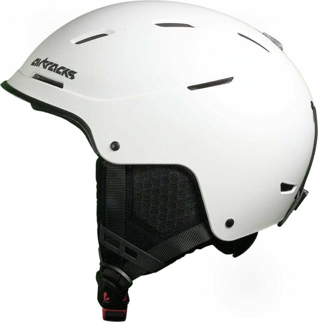 Airtracks Skihelm Snowboard Helm Strong SP-S210 - Größen - S M L - Snowboardhelm(Weiß,M(54cm-58cm))