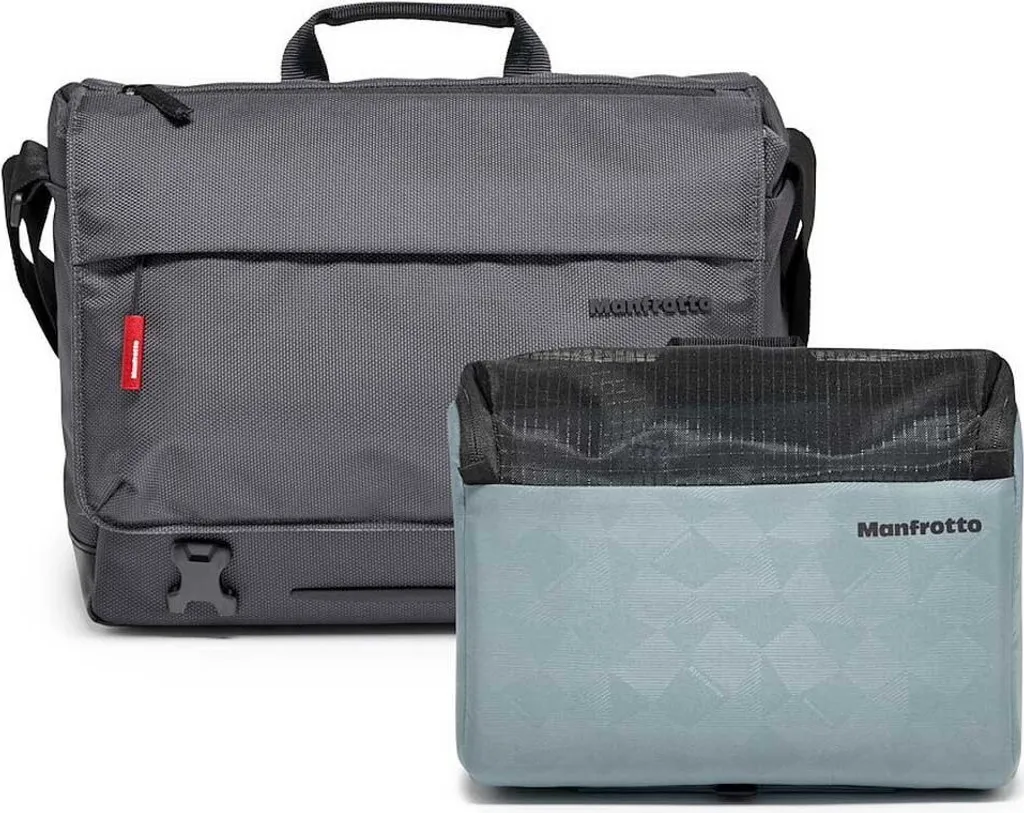 Sacoche Messenger Speedy-10 Manhattan Gris pour Ordinateur et Documents - 6
