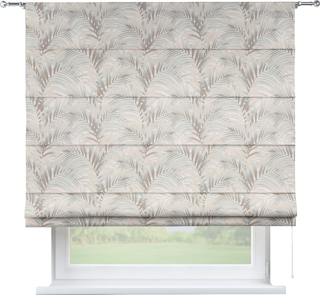 Dekoria Raffrollo Torino, grau-beige, 120 x 170 cm