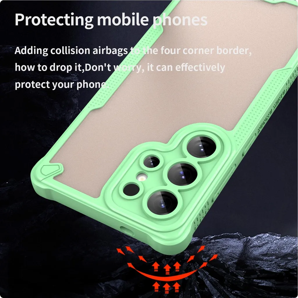Cover Samsung Galaxy S25 Ultra Verde - Protezione Phonesta Shockproof - 4