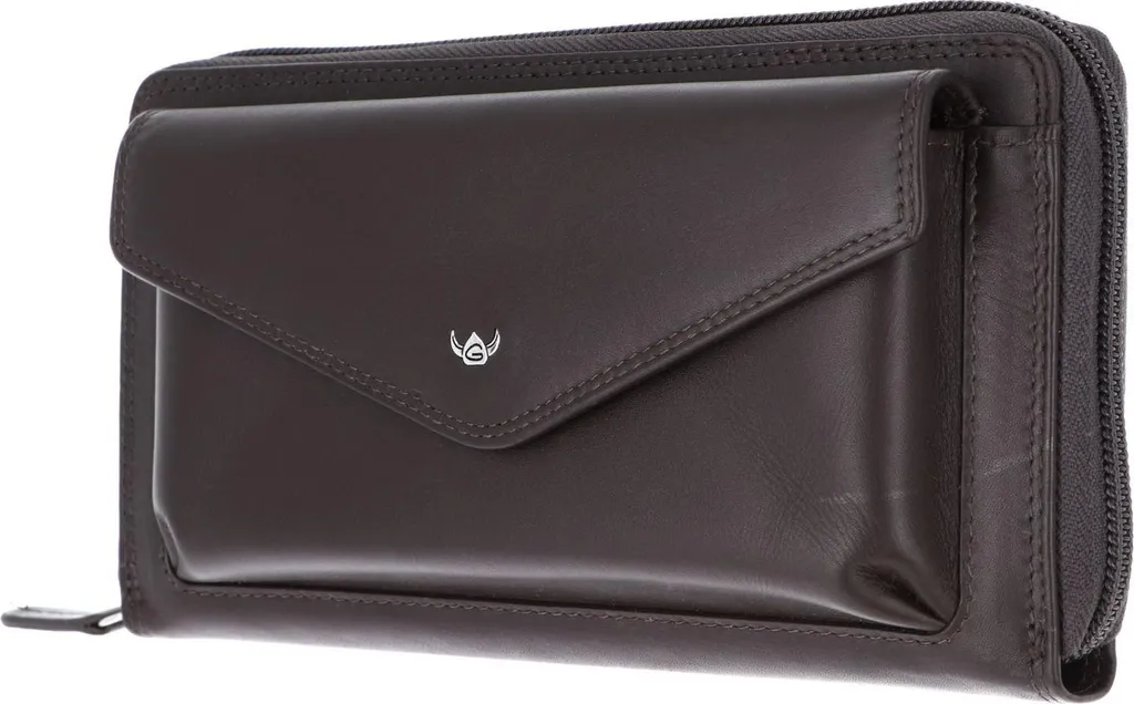 Portafoglio Golden Head Polo 2830 Dunkelbraun: Pelle e Sicurezza