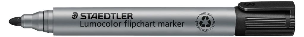 STAEDTLER Lumocolor 356 Flipchart-Marker mit Rundspitze Produktbild 