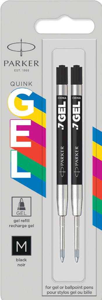 PARKER Gel-Mine ECO schwarz Strichstärke: M 2er Blister