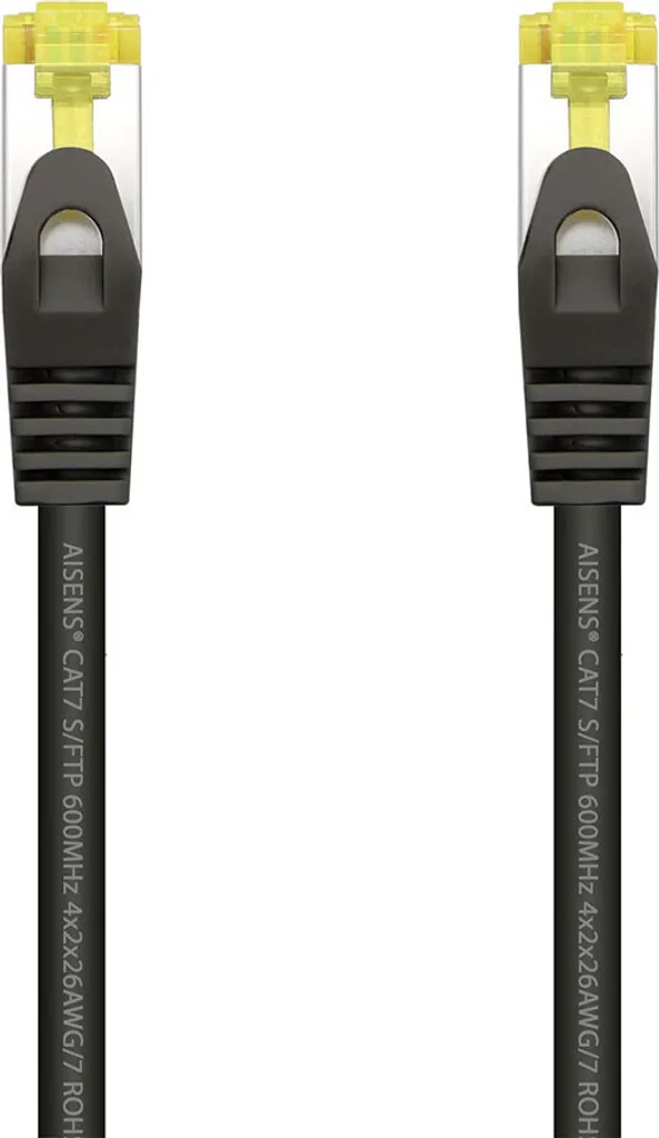Cavo Ethernet Cat 7 Aisens A146-0484 25cm - Patch Cord S/FTP Nero