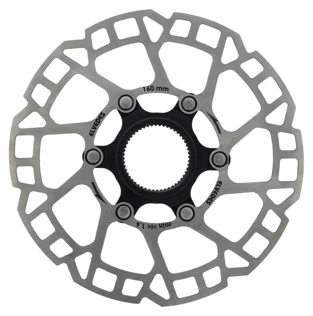 Disque de Frein ELEDDES Centerlock Ø160 mm Épaisseur 1,8 mm vtt route
