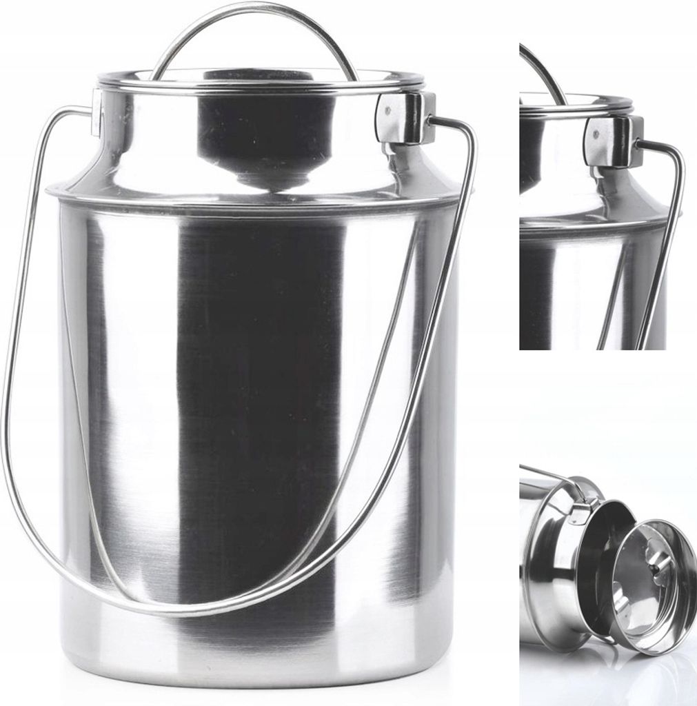 Milchkanne 7L Transportkanne Milchbehälter Milchkrug Produktbild 4