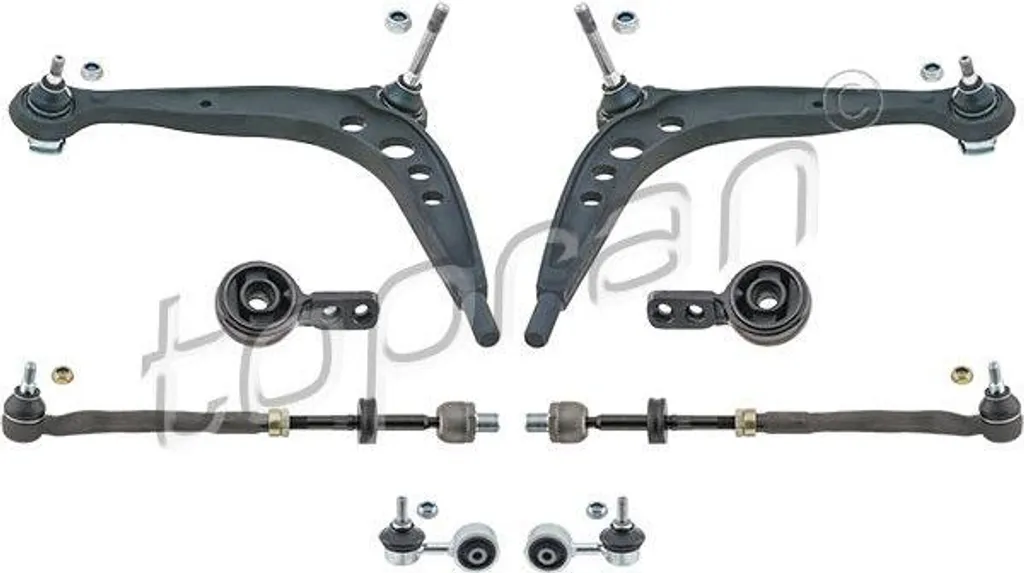 Bras de suspension de roue pour BMW 3er E36 et Z3 E36 - Pack Complet