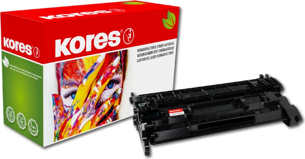 Il toner Kores G1207XLRB sostituisce hp Q7553XX nero HC+