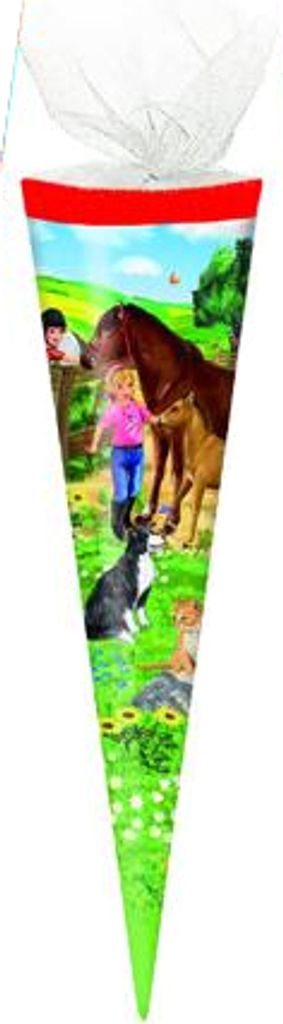 Schultüte / Zuckertüte / Länge: 35cm / rund / Produktbild 