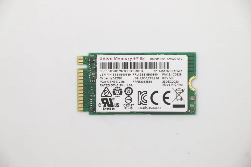 Lenovo SSD 512 Go PCIe NVMe 2242 UMIS AM620 - Stockage Haute Densité
