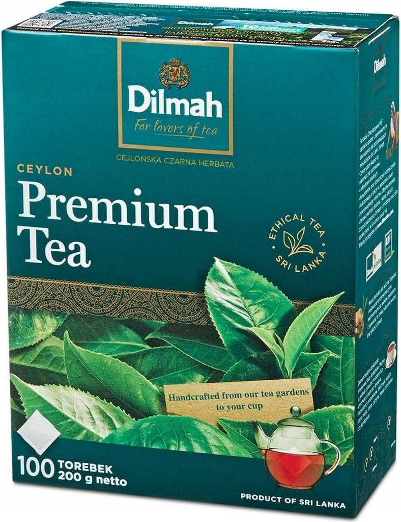 Dilmah Černý čaj Her Ceylon Premium 100 sáčků Obrázek produktu 